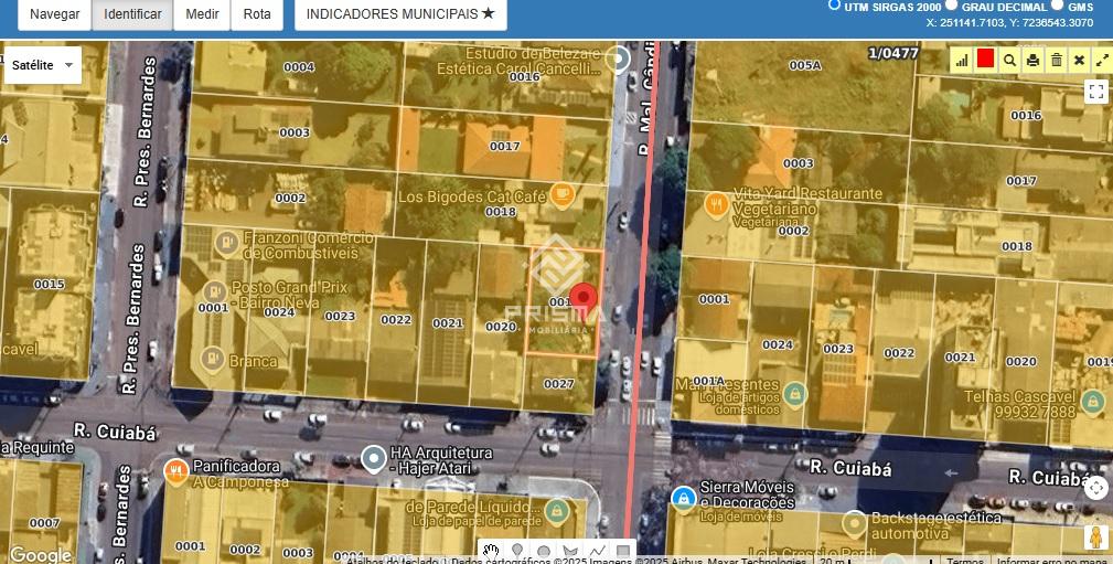 Terreno ? venda, CENTRO, CASCAVEL - PR
