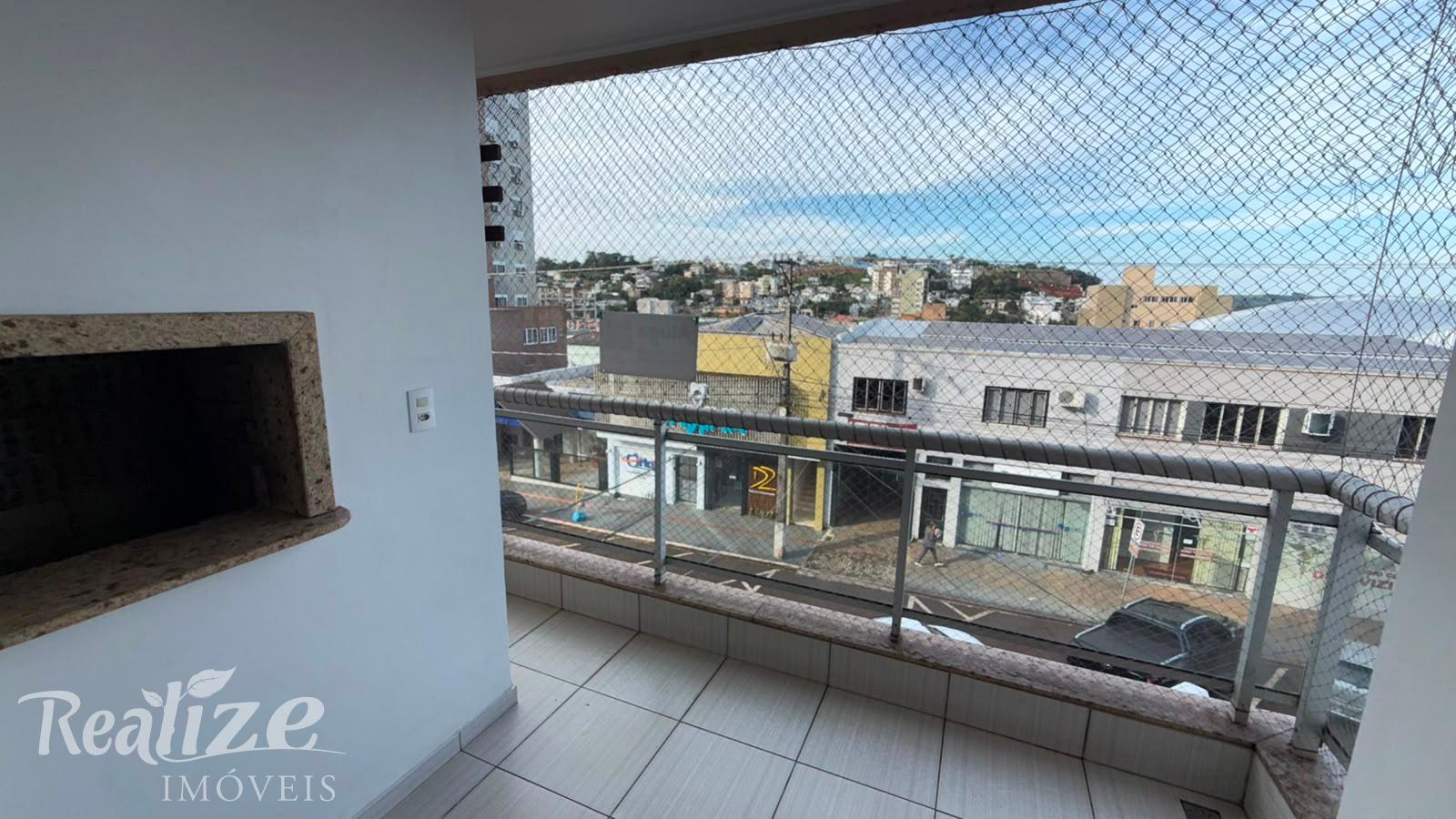 Apartamento com cozinha e central de gás.