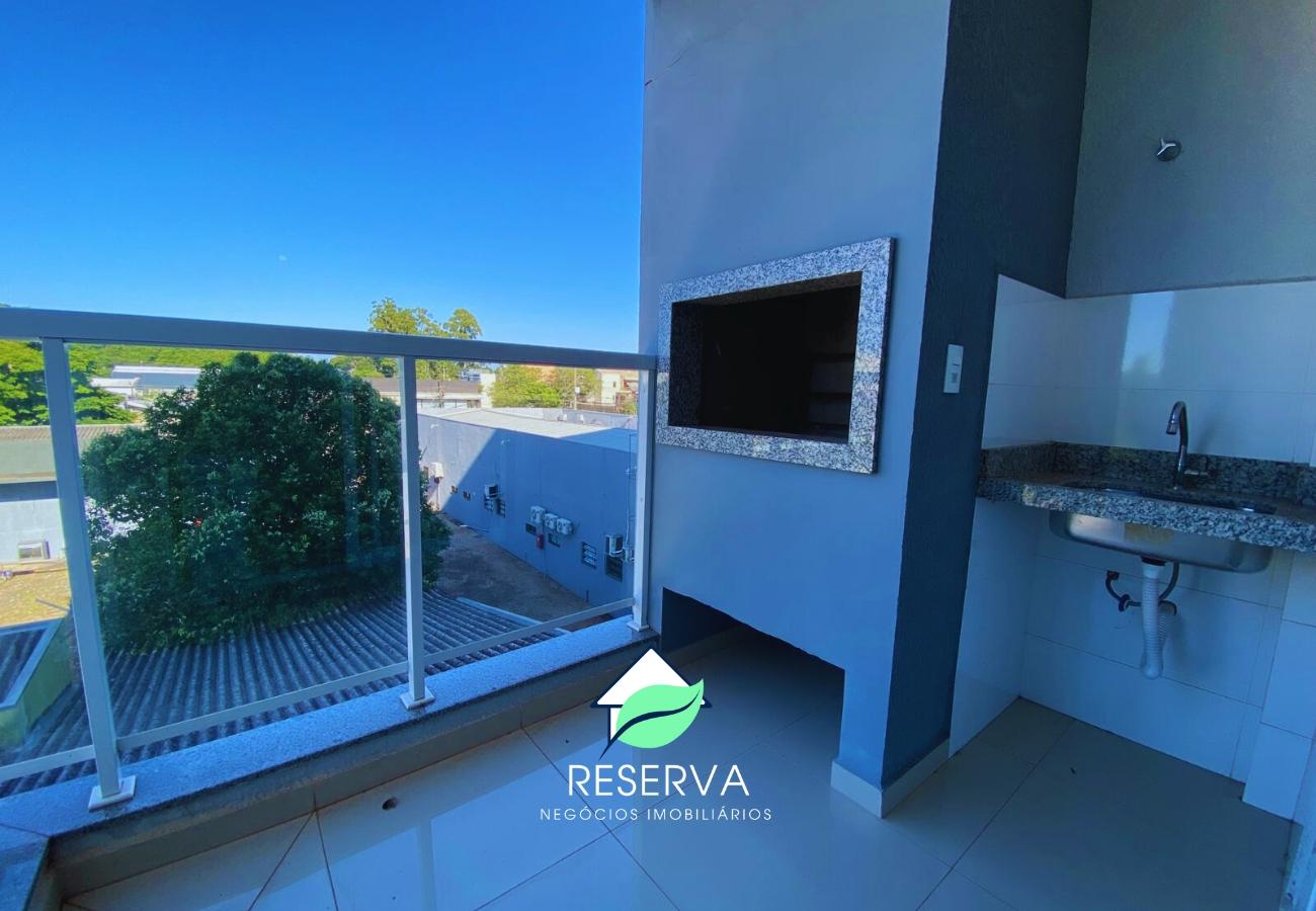 Apartamento para locação na Vila A, 2 Quartos, Sacada com Churrasqueira.