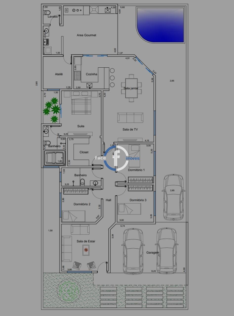 Casa, 3 quartos, 300 m² - Foto 2