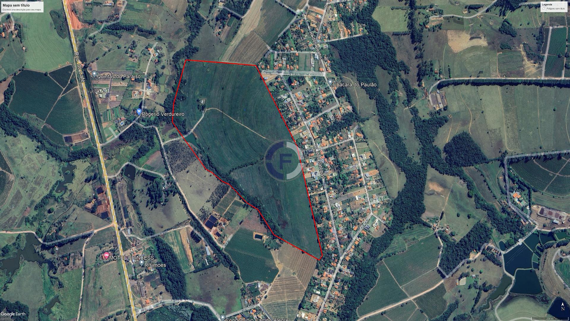 Área excelente para chacreamento ligada ao condomínio Campo Al...