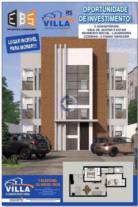 Residencial Vila Garden - Apartamento 55m  com 2 dormitórios à...