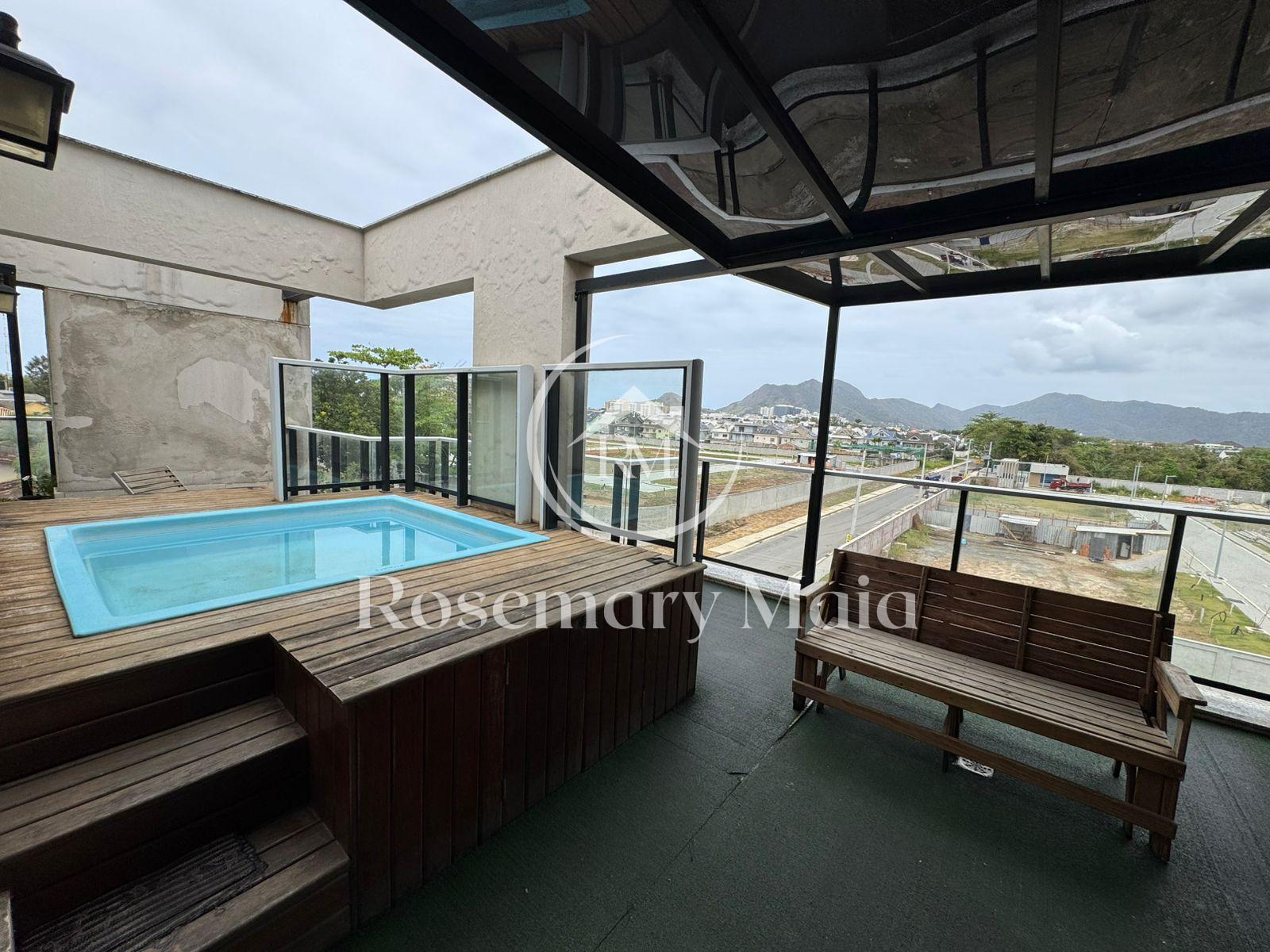 Cobertura à venda no Recreio - 4 quartos, suíte e piscina