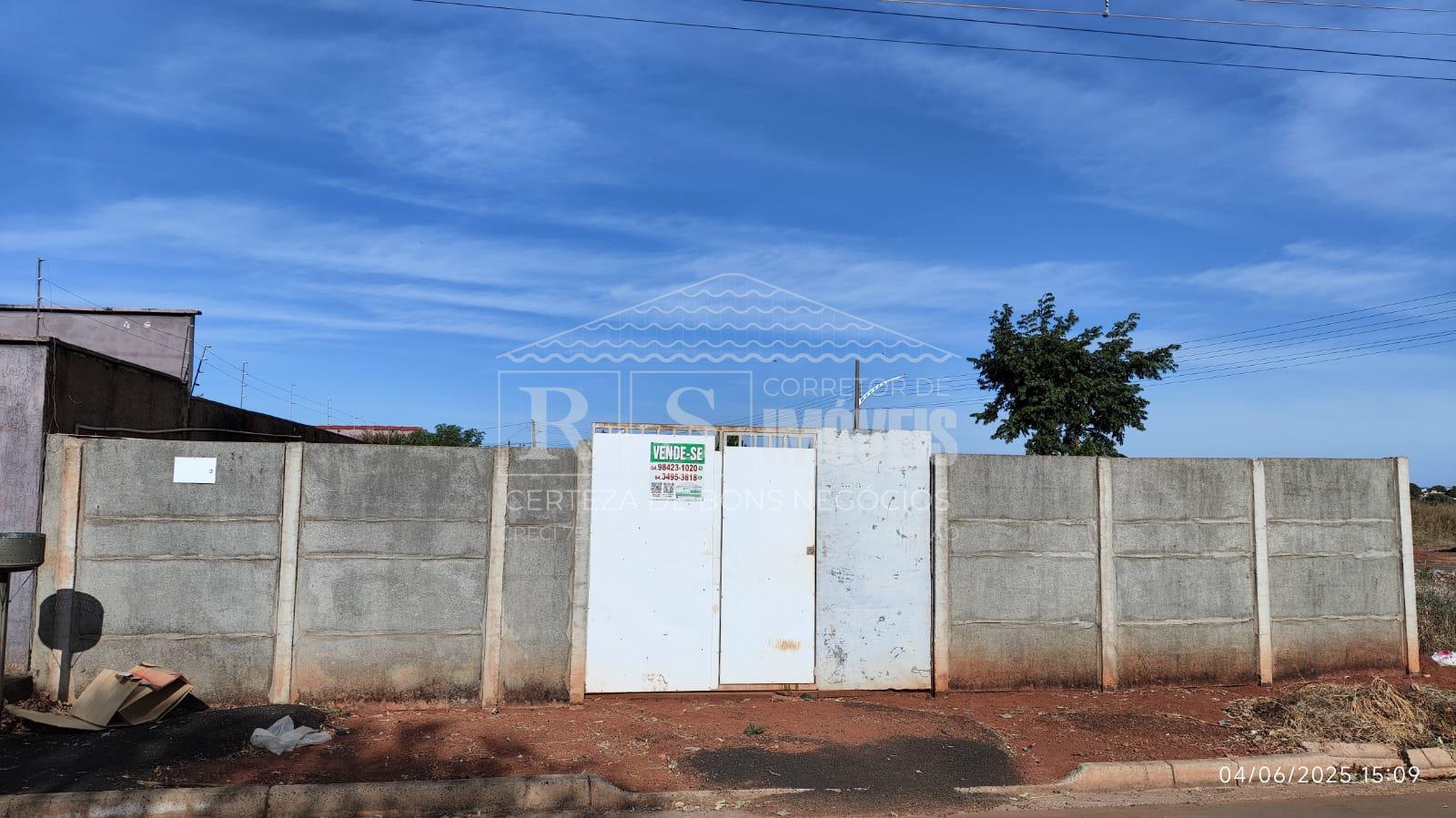 VENDO LOTE JARDIM SANTA PAULA, RUA XERENTE, TODO MURADO, MEDINDO 12X30 360,00 
