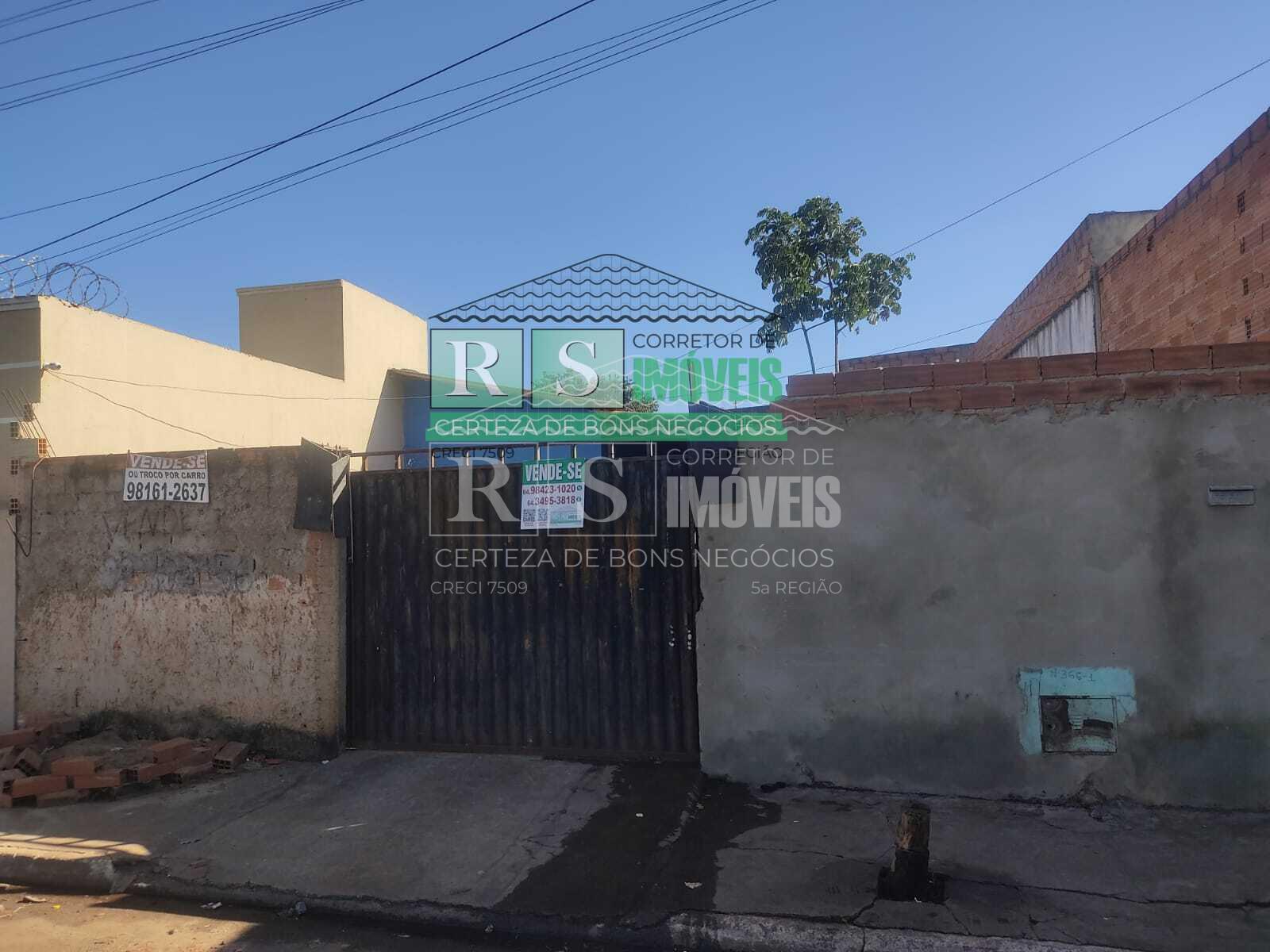CASA A VENDA  AV. JOSÉ FERREIRA SANTANA N 366 SETOR GOBATO 1 QUARTO