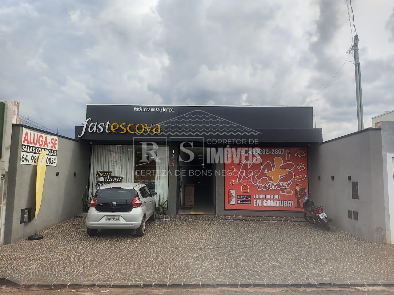 LOCAÇÃO DE SALAS COMERCIAIS NA GALERIA, CENTRO, GOIATUBA - GO