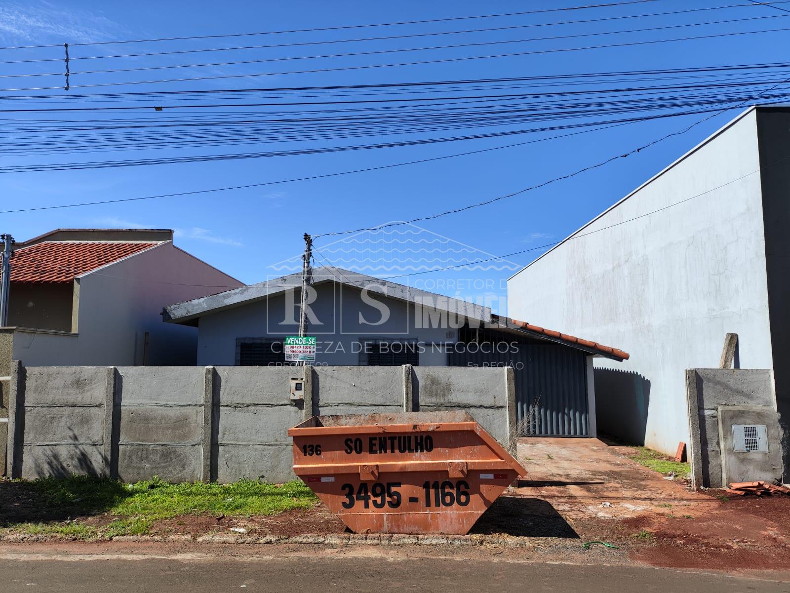 CASA Á VENDA - RC DOS BANDEIRANTES - 03 QTOS - FORRO DE LAJE  