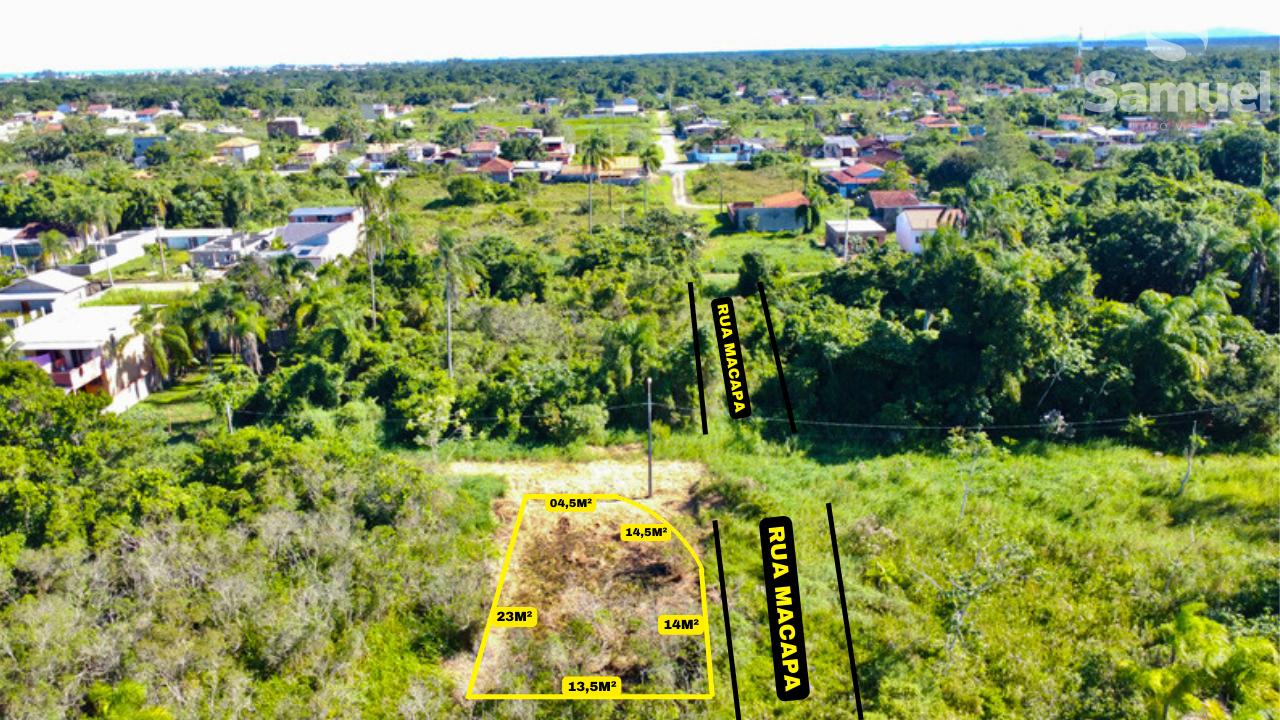 Terreno de esquina no balne?rio Adriana, aceita parcelamento