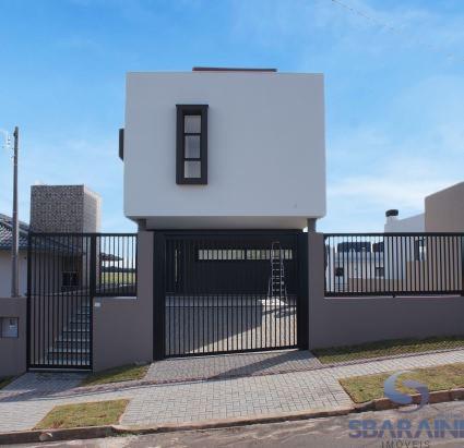 Sobrado novo à venda no Bairro Fraron em Pato Branco PR 3 suítes.