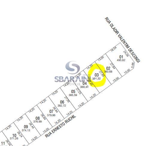 Terreno ? venda no Bairro Fraron em Pato Branco