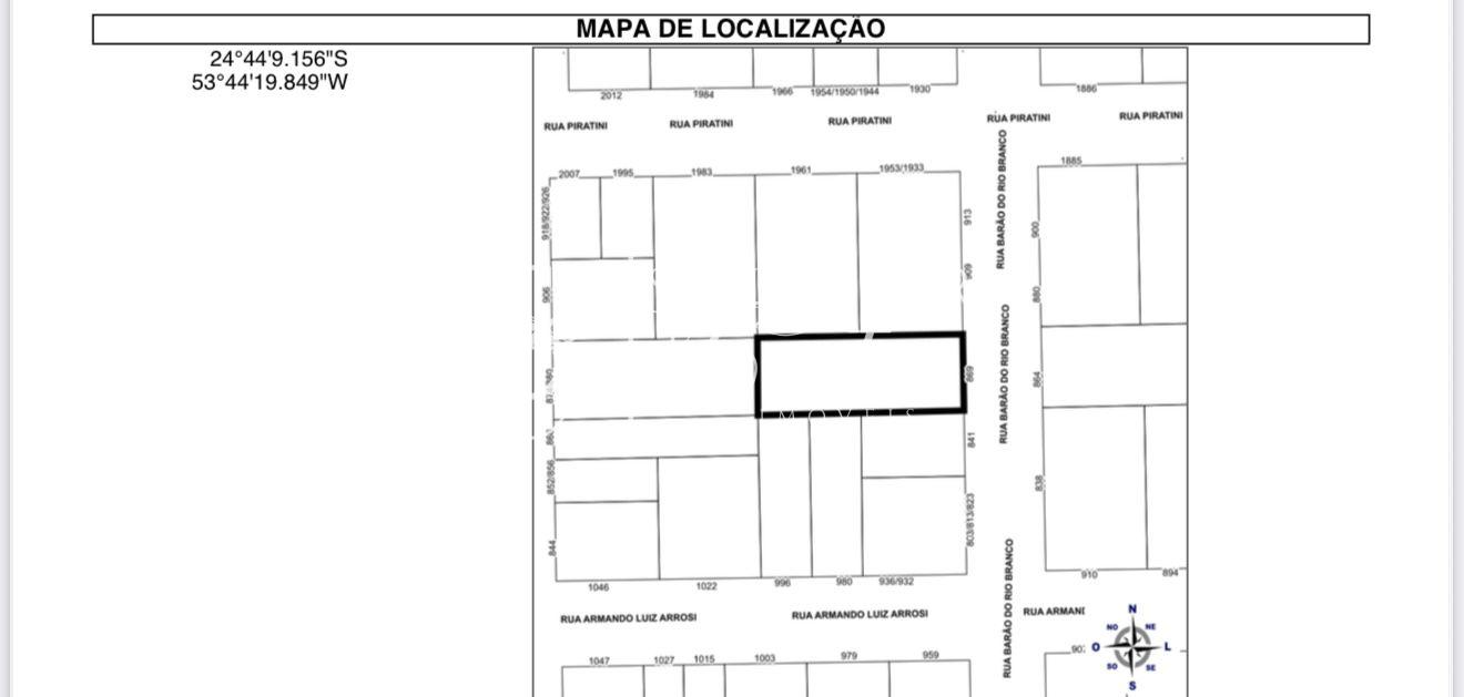 Terreno localizado no Centro