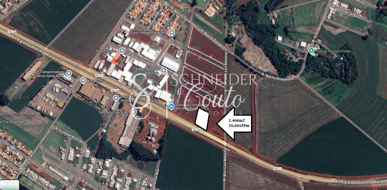 Terreno Industrial  Comercial localizado de FRENTE para a Marg...