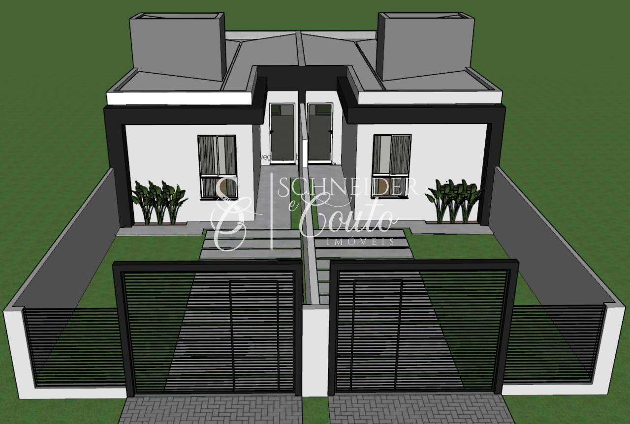 Casa em fase de construção, no Jardim Coopagro.