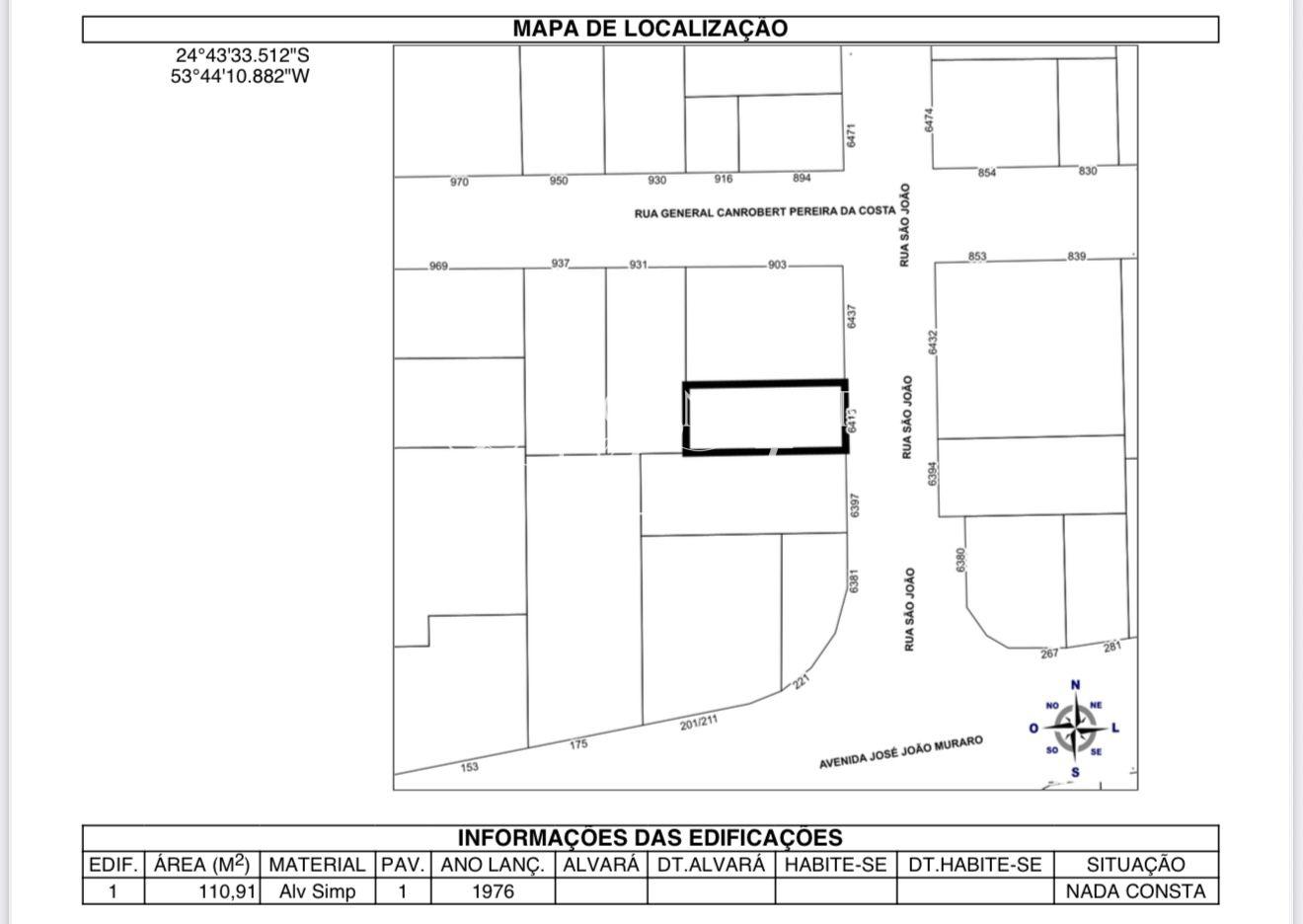 Terreno localizado no Centro, Comercial ou Residencial.