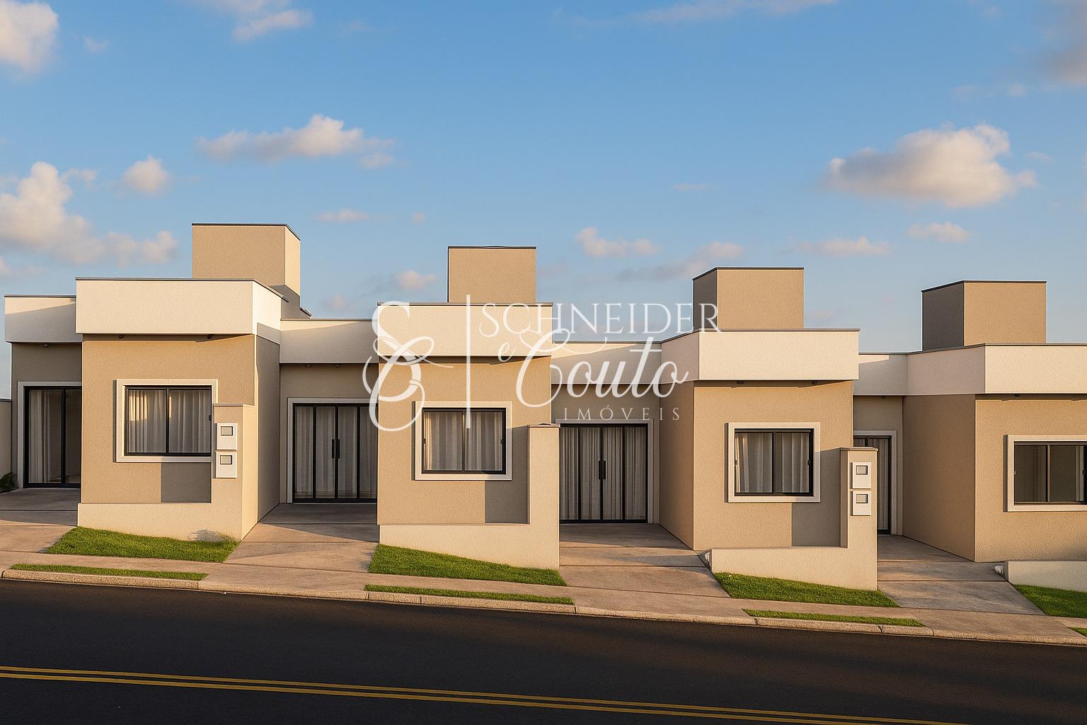 Casas localizadas no Bairro Pinheirinho.