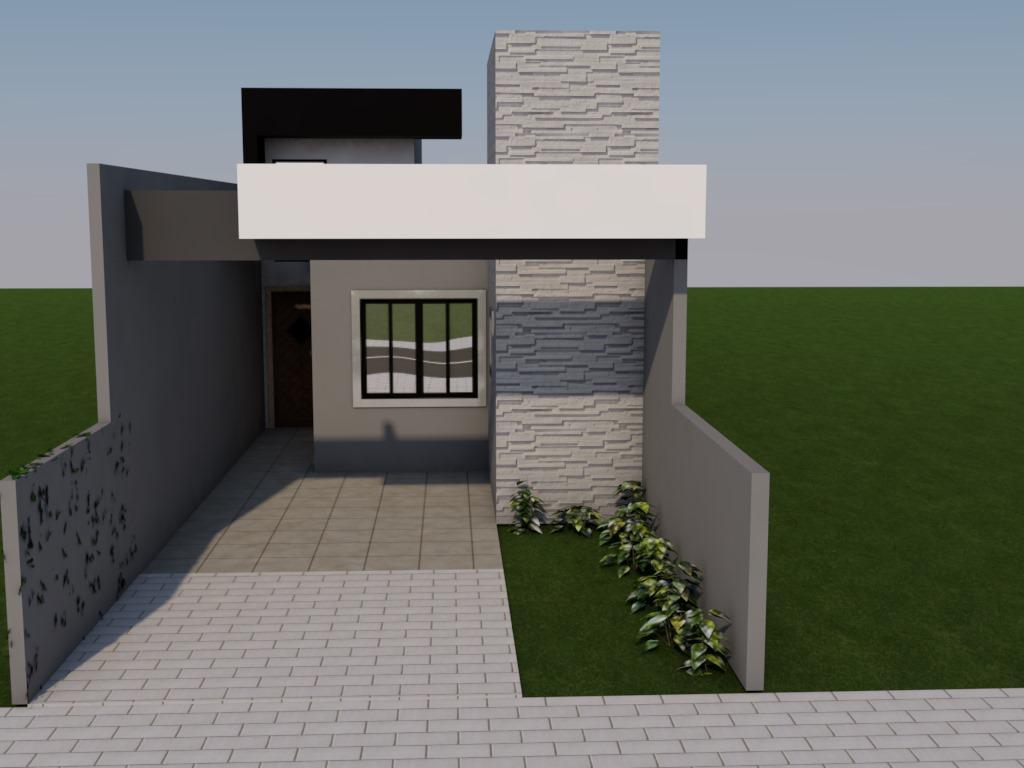 Casas de  69m   com Pé Direito Alto Suíte e Churrasqueira no L...