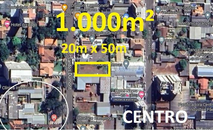Excelente Terreno Comercial 1.000m  para até 30 pavimentos no ...