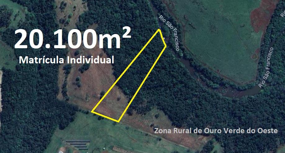 Ch?cara de 20.100m  com Matr?cula Individual na Zona Rural de ...