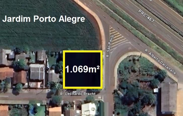 Terreno Comercial de 1.069m  à venda ao Lado da BR no Jardim P...