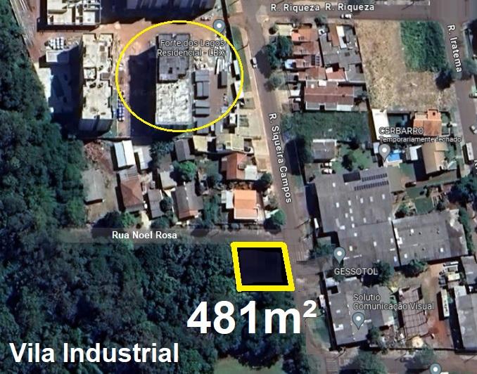 Terreno de 481,11m  Ótima localização próximo do Condomínio Fo...