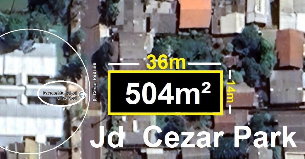 Terreno de 504m  com Casa Antiga no Jardim Cezar Park