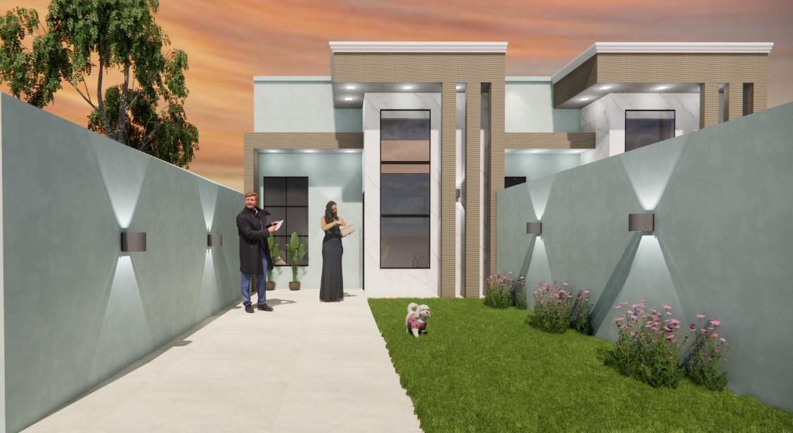 Casa com Su?te, Piscina e Churrasqueira no Loteamento Gualtier...