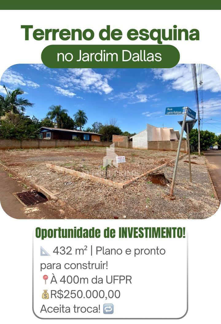 Terreno de Esquina ? Venda em Palotina - Jd Dallas