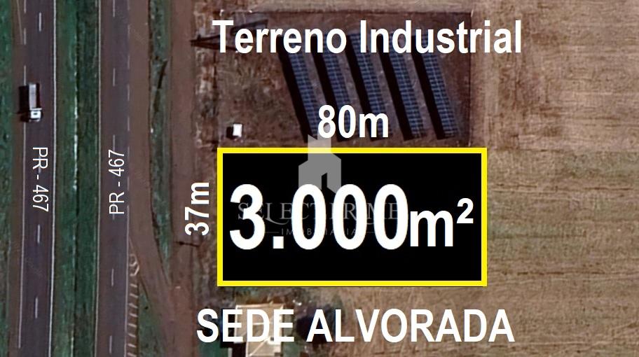 Terreno Industrial de 3.003,27m  com Testada para a Pr - 467 e...