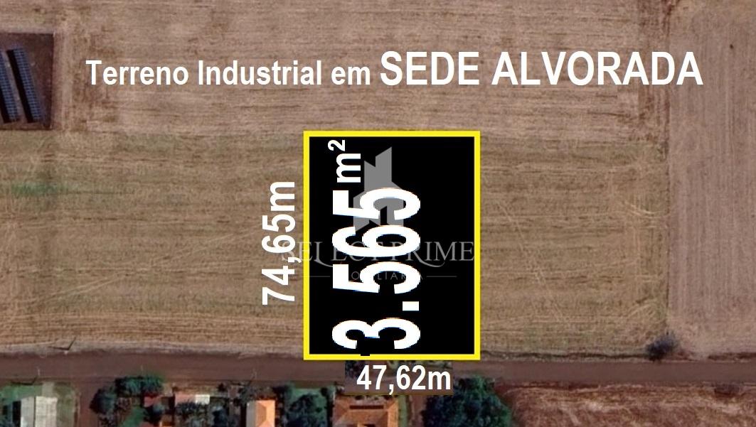 Terreno Industrial de 3.565,07m  próximo da Pr - 467 em Sede A...