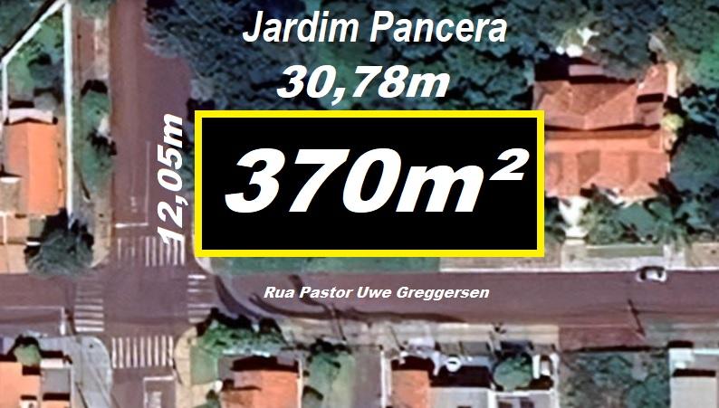 Terreno de 370,90m  em Esquina no Jardim Pancera