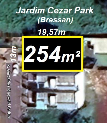 Terreno de 254,41m² no Jardim Cezar Park