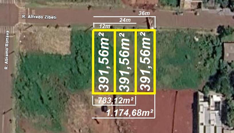 Terrenos de 391,56m² com Possibilidade de Junção de 2 ou 3 ter...