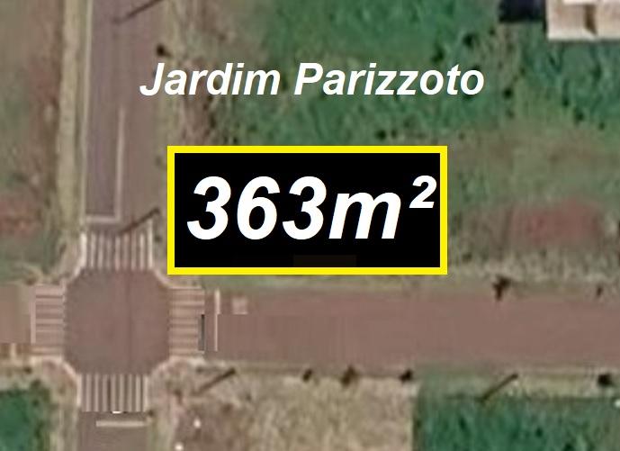 Terreno de 363,56m² no Novo Loteamento entre os Bairros Parizz...