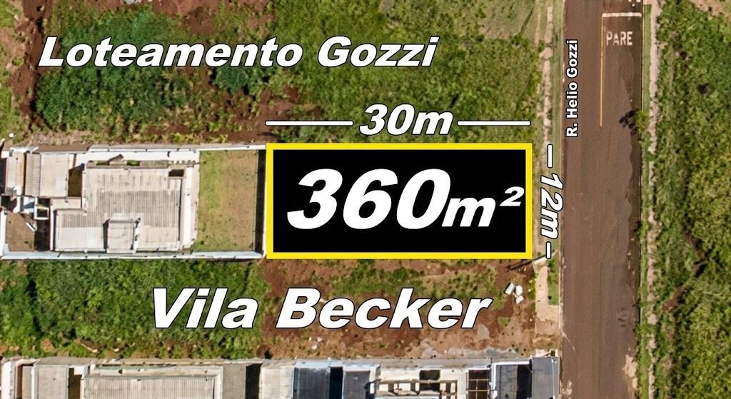 Terreno de 360m² no Loteamento Gozzi na Vila Becker com parcel...