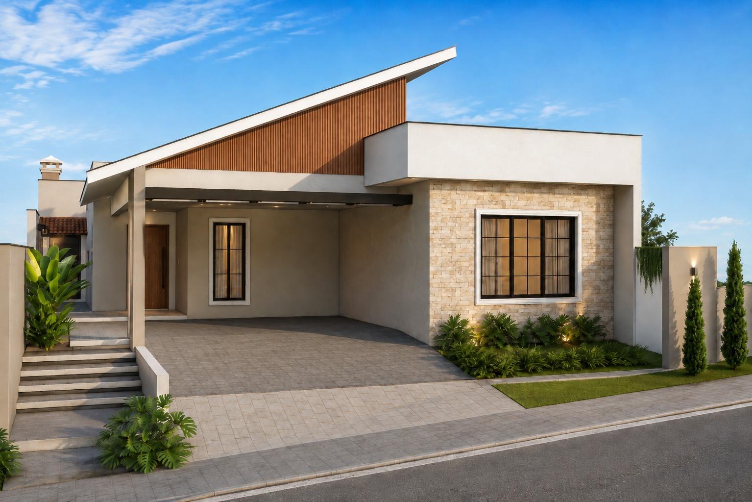 Casa com Arquitetura arrojada à venda no Jardim Pancera - Tole...
