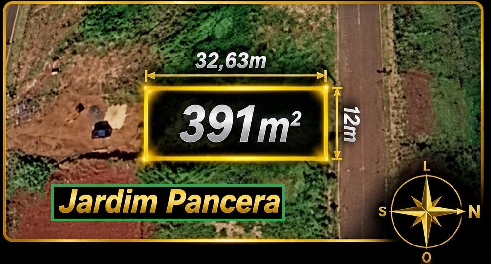 Terreno de 391,56m² no Jardim Pancera Divisa com Jardim Parizotto