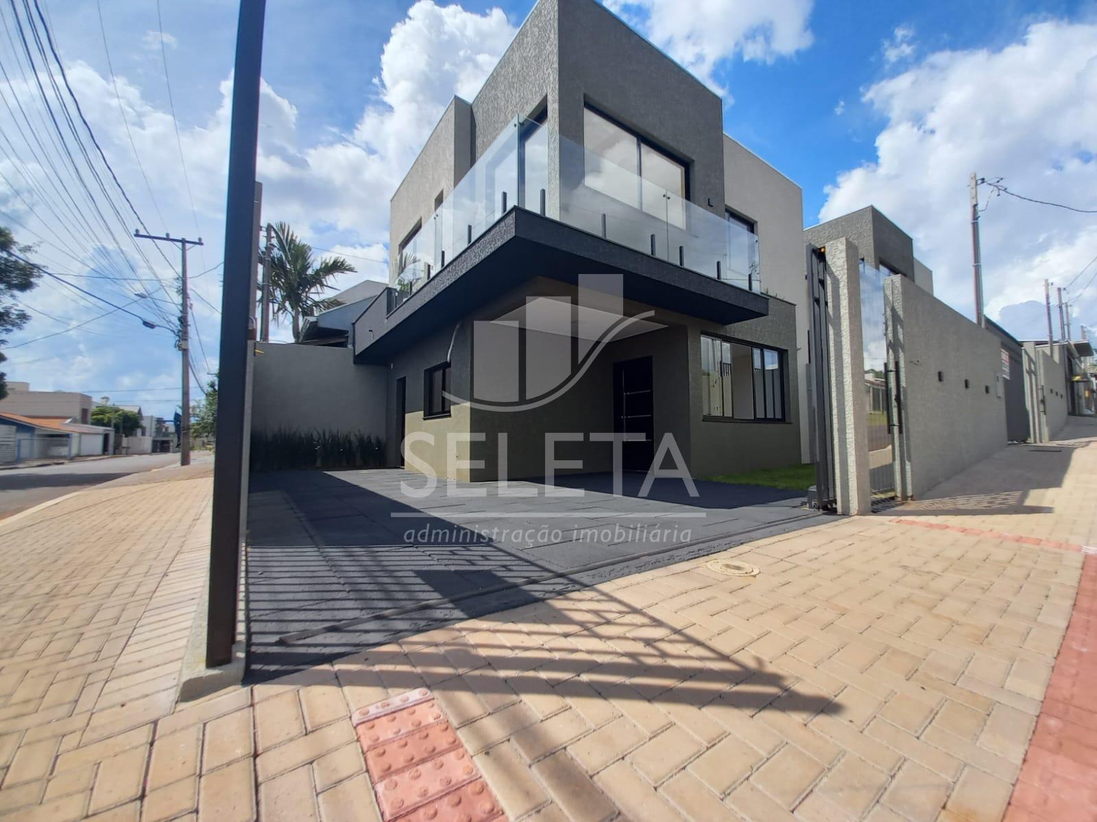 Excelente Sobrado  NOVO  à venda, Bairro Canadá, CASCAVEL - PR...