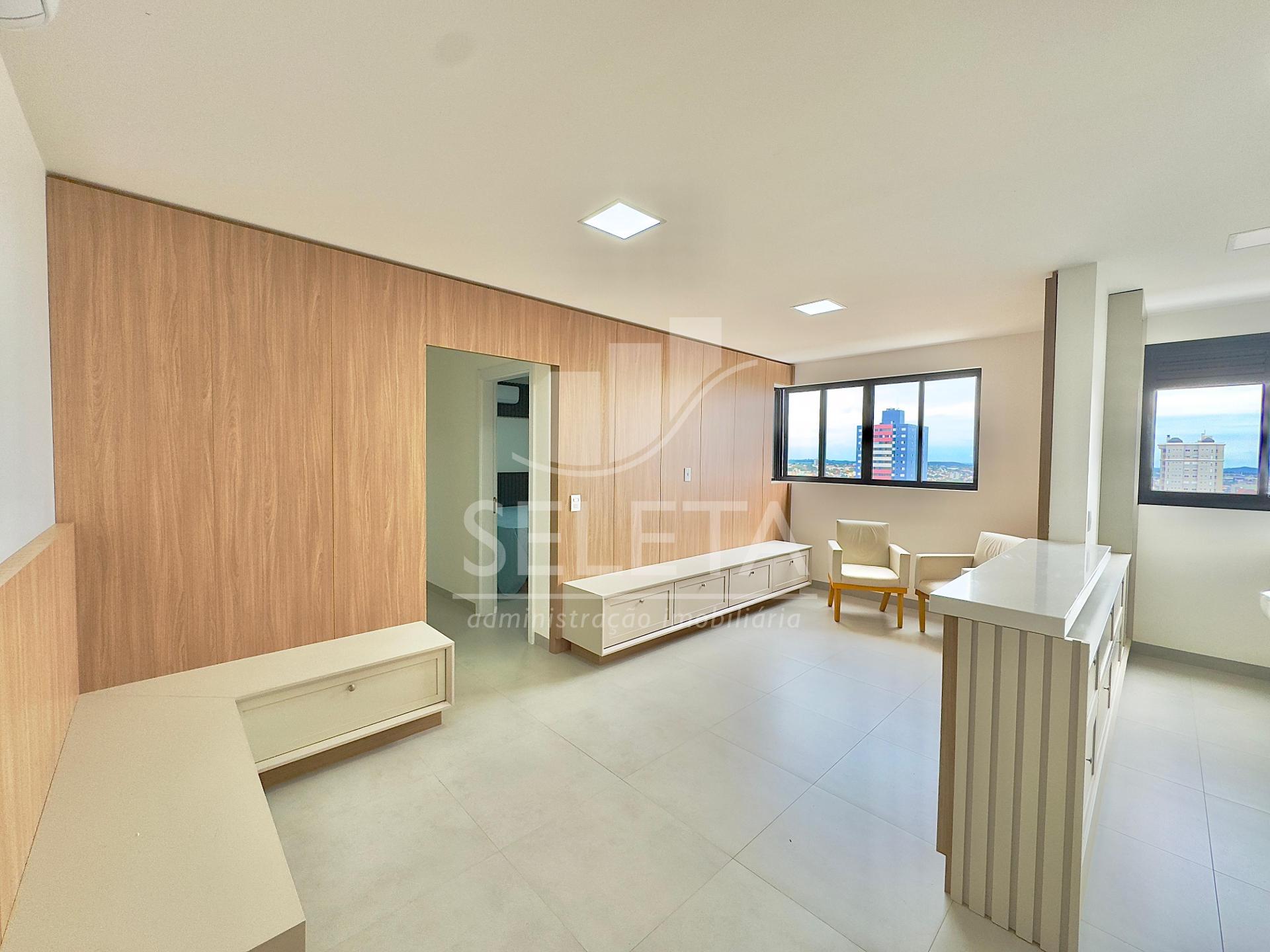 APARTAMENTO MOBILIADO COM 2 DORMITÓRIOS NO CENTRO DE CASCAVEL
