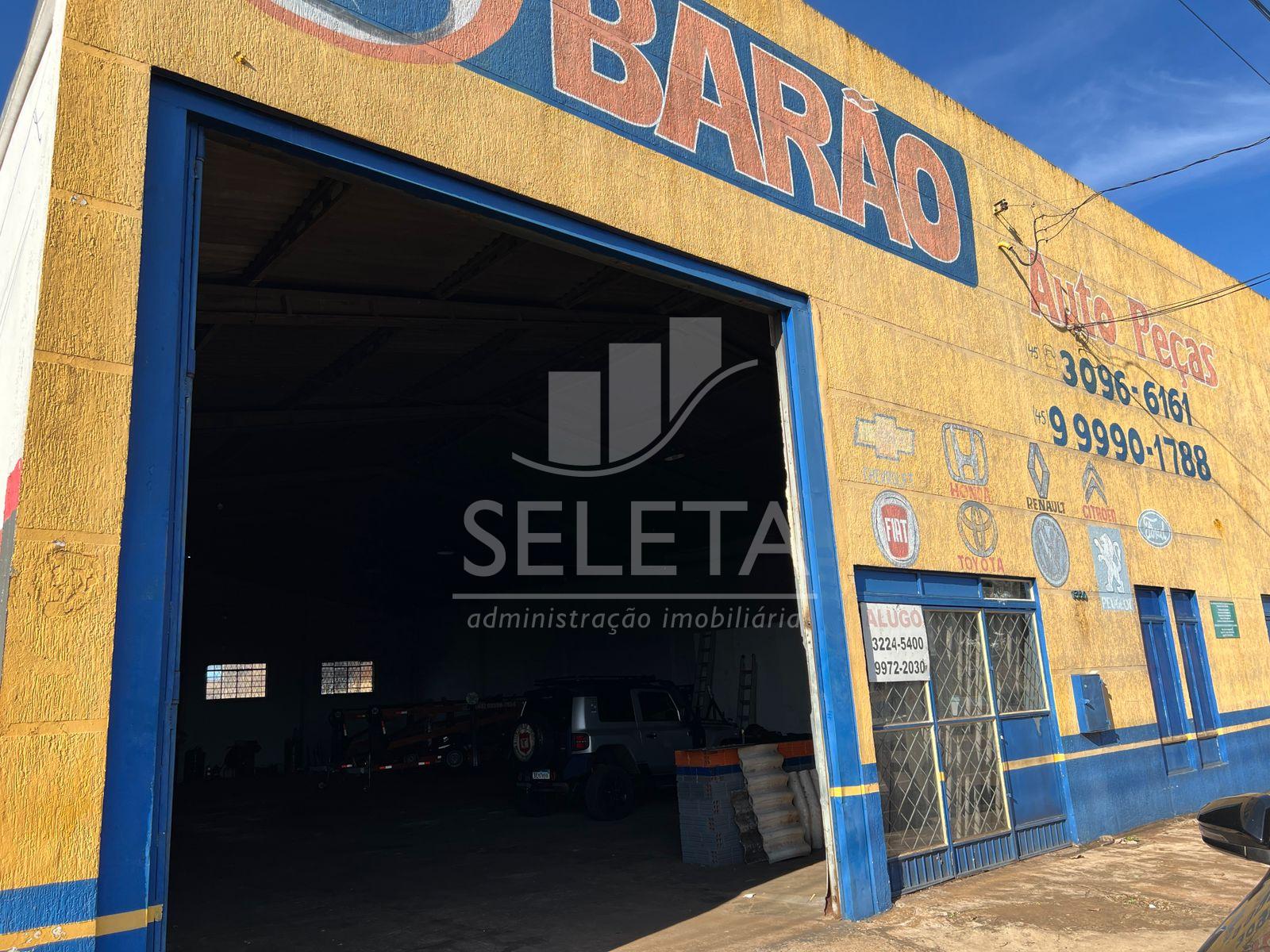 BARRACÃO PARA LOCAÇÃO DE 530 M  NO SÃO CRISTÓVÃO CASCAVEL - PR