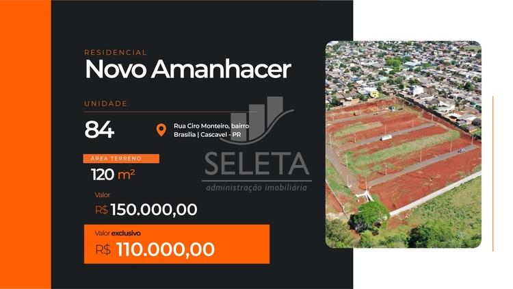 Terreno à venda no Residencial Novo Amanhecer, Jardim Brasília...