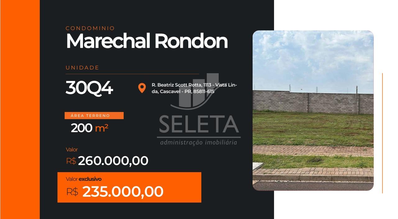 Terreno à venda, BAIRRO VISTA LINDA, CASCAVEL - PR - Condomíni...