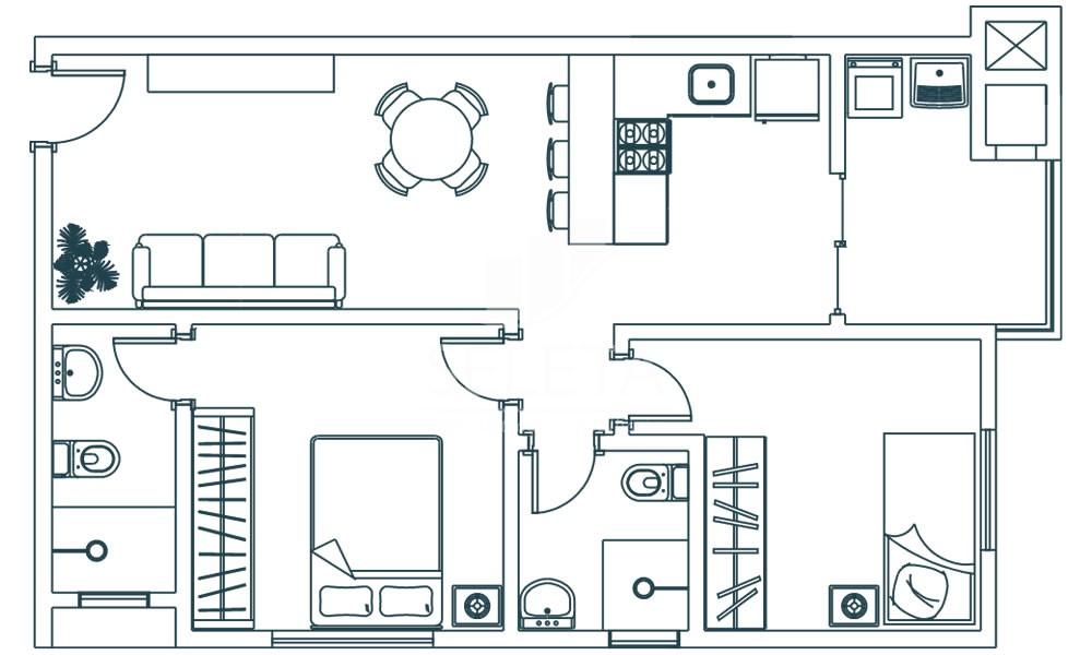 APARTAMENTO DISPONÍVEL PARA LOCAÇÃO
