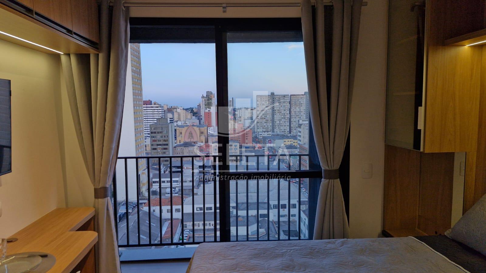 Studio novo mobiliado para  locação no centro de Curitiba
