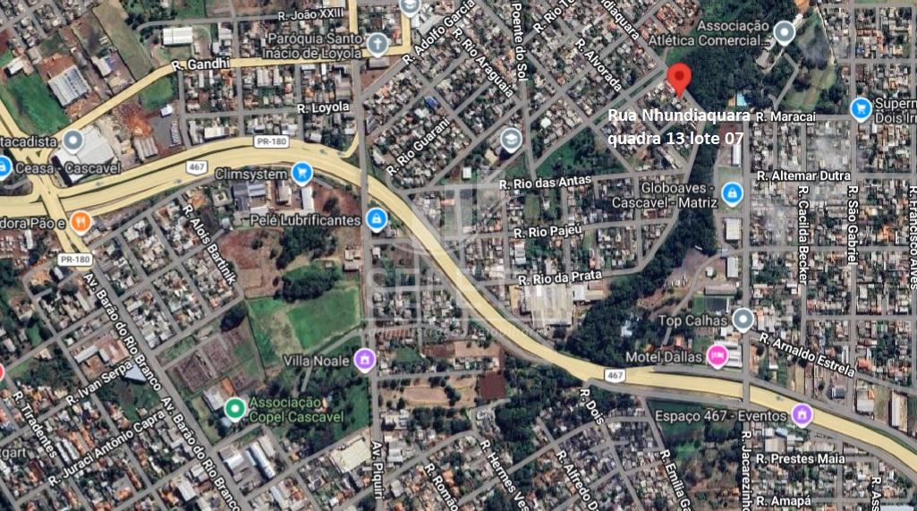 Terreno à venda, Brasmadeira, CASCAVEL - PR - 504m   12X42  - ...