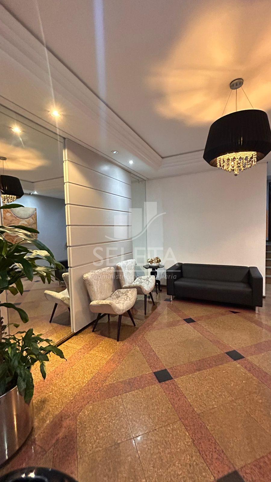 Apartamento semi mobiliado, 3 quartos com sacada e 2 vagas de ...