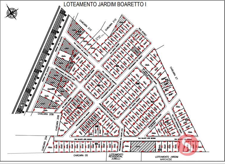 Lotes a venda, localizados no Loteamento Boaretto, Dois Vizinhos-PR.