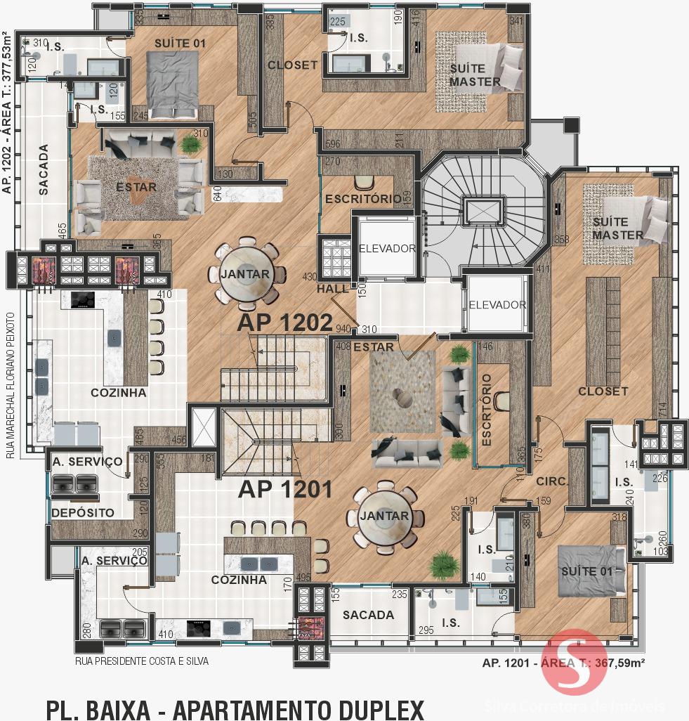 Apartamentos a venda, localizado no Bairro Alto da Colina C.N, Dois Vizinhos-PR.