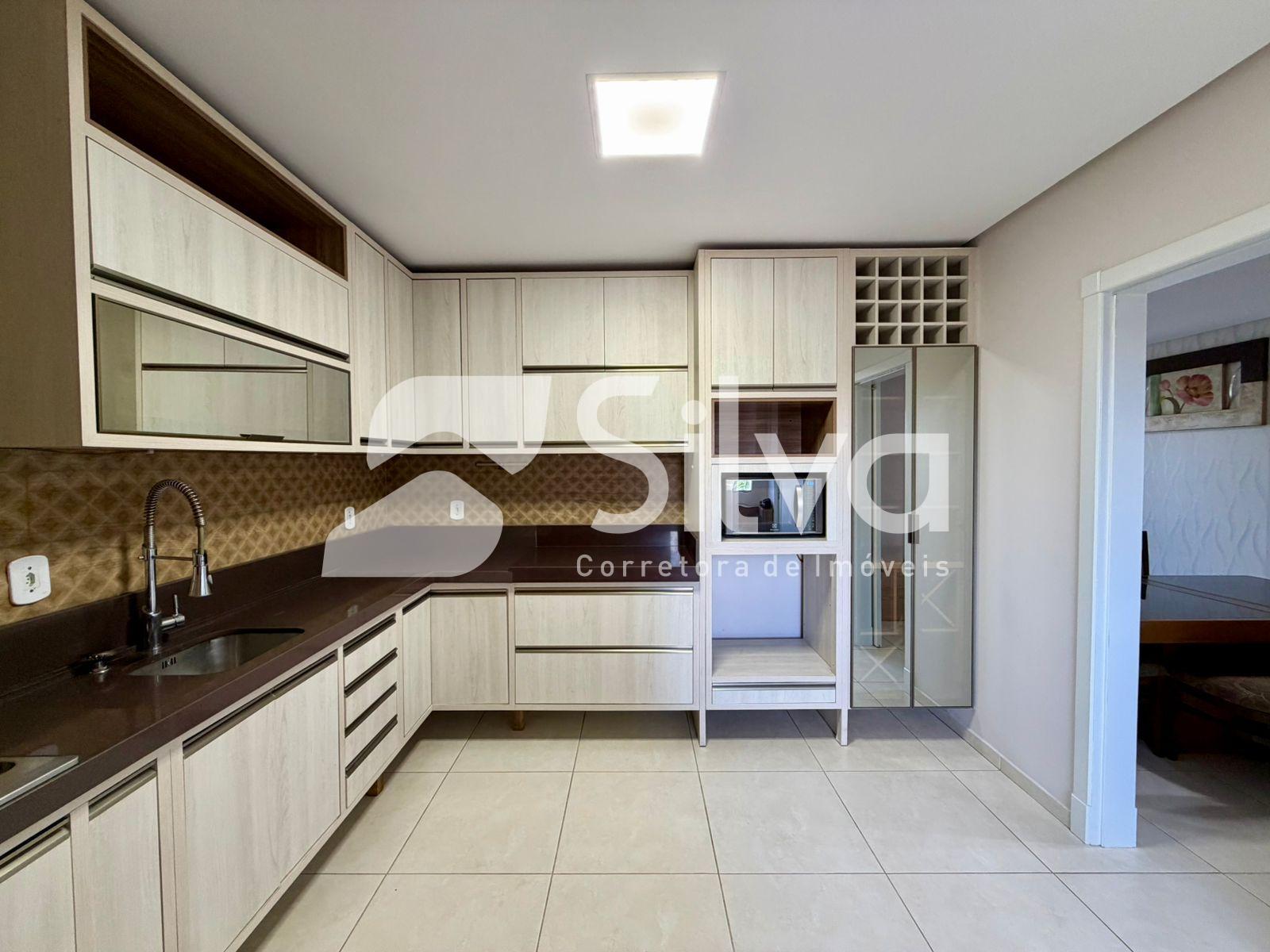 Apartamento semi mobiliado para loca��o, com 01 su�te e 02 dormit�rios - Centro Norte