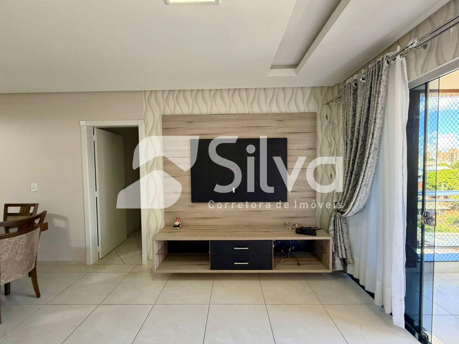 Apartamento semi mobiliado para loca��o, com 01 su�te e 02 dormit�rios - Centro Norte