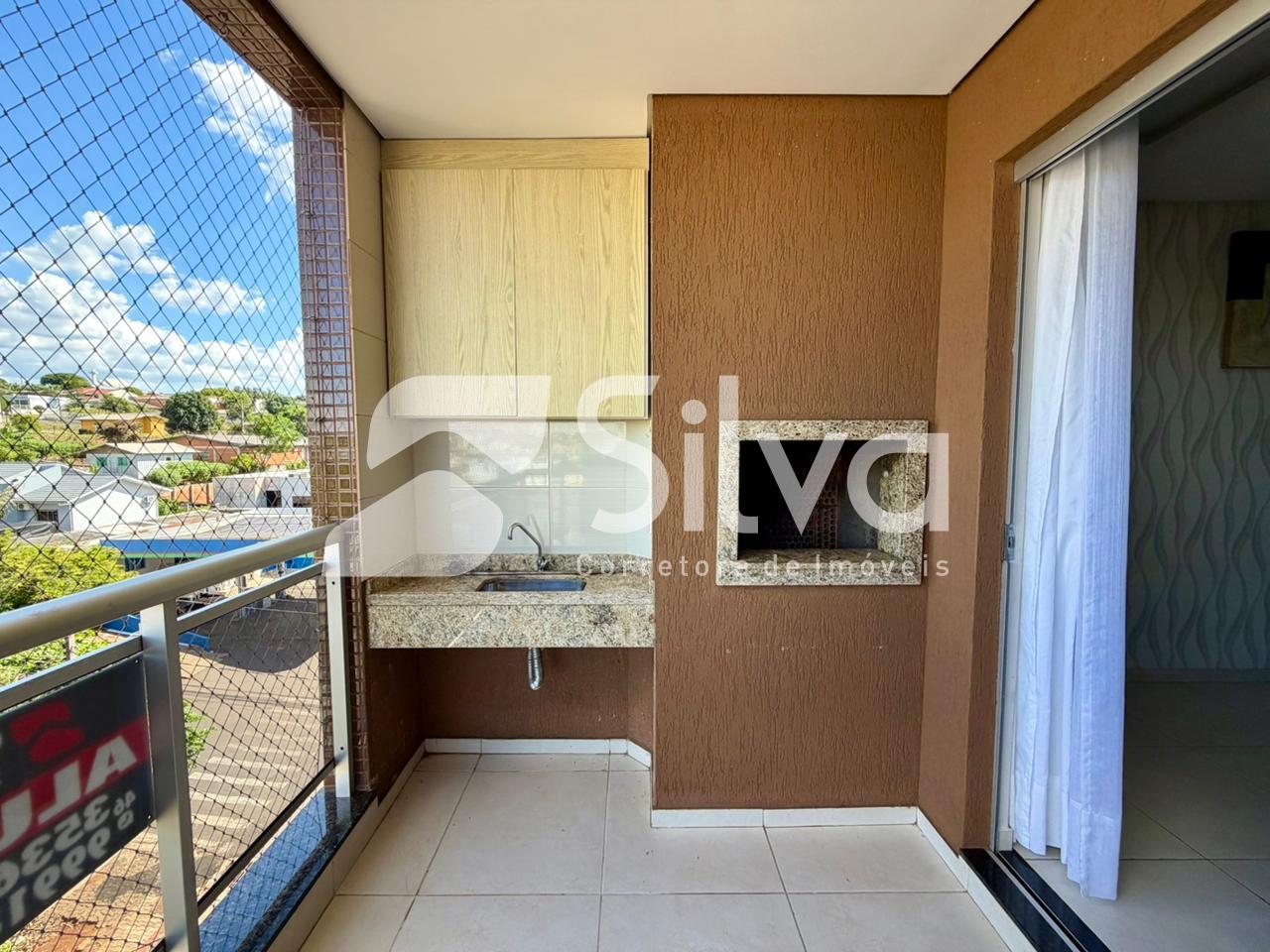 Apartamento semi mobiliado para loca��o, com 01 su�te e 02 dormit�rios - Centro Norte
